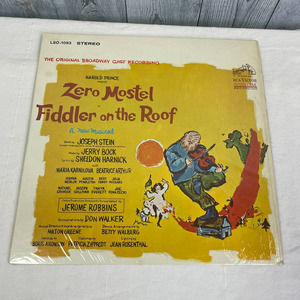 Vintage 1964 Zero Mostel in Fiddler On the Roof Musical Soundtrack Vinyl Record